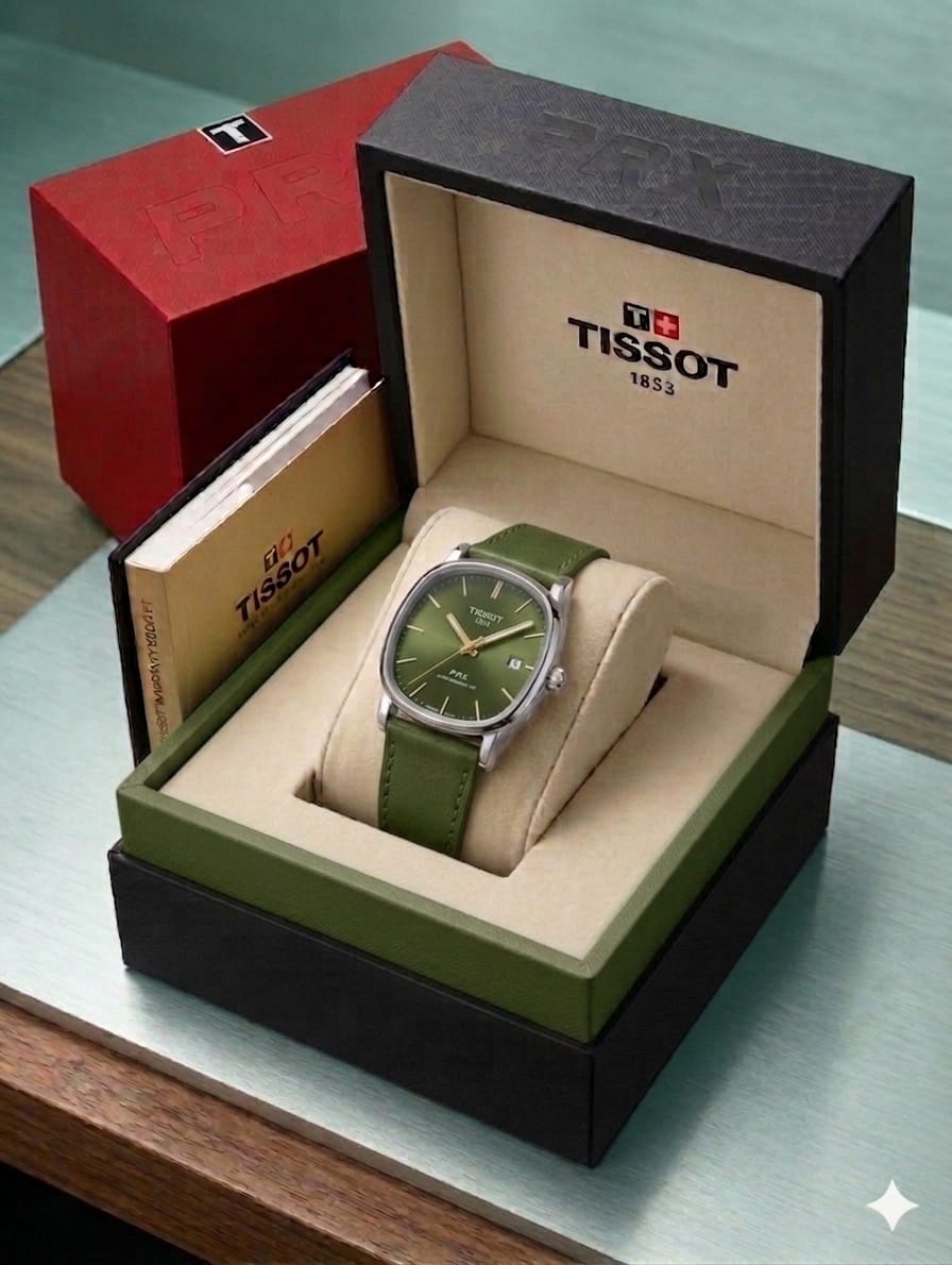 Tissot in leather straps