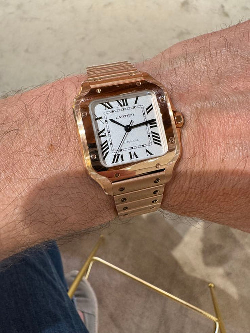 Cartier Rose Gold Watches For Business