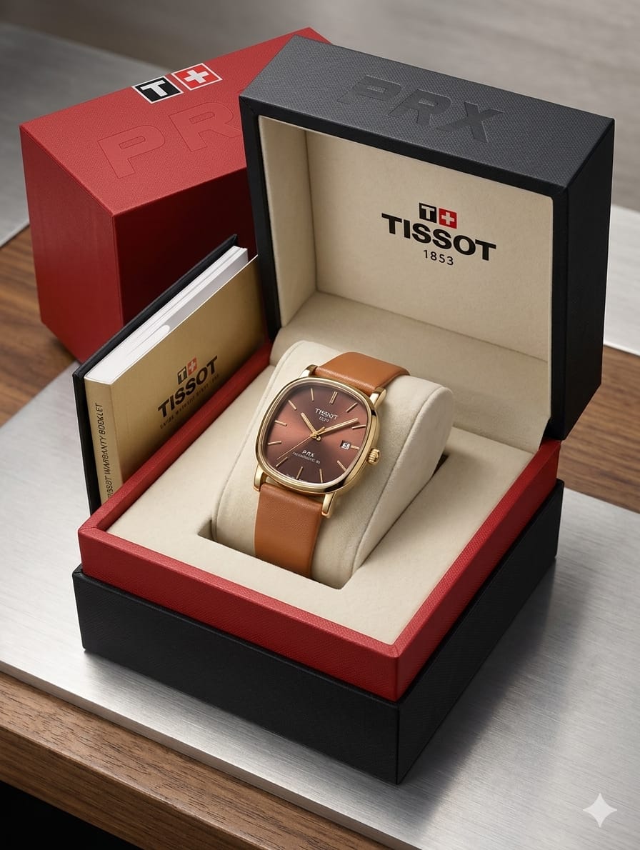 Tissot in leather straps