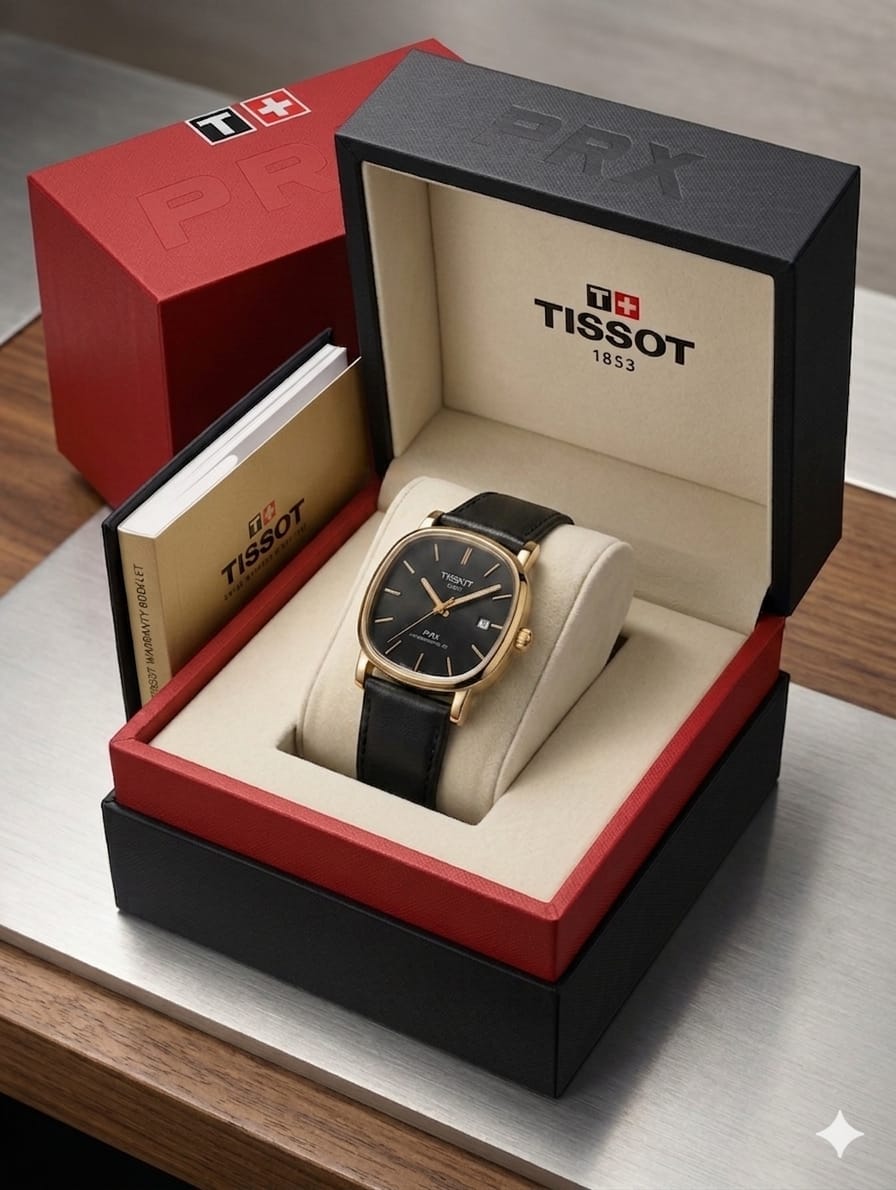 Tissot in leather straps