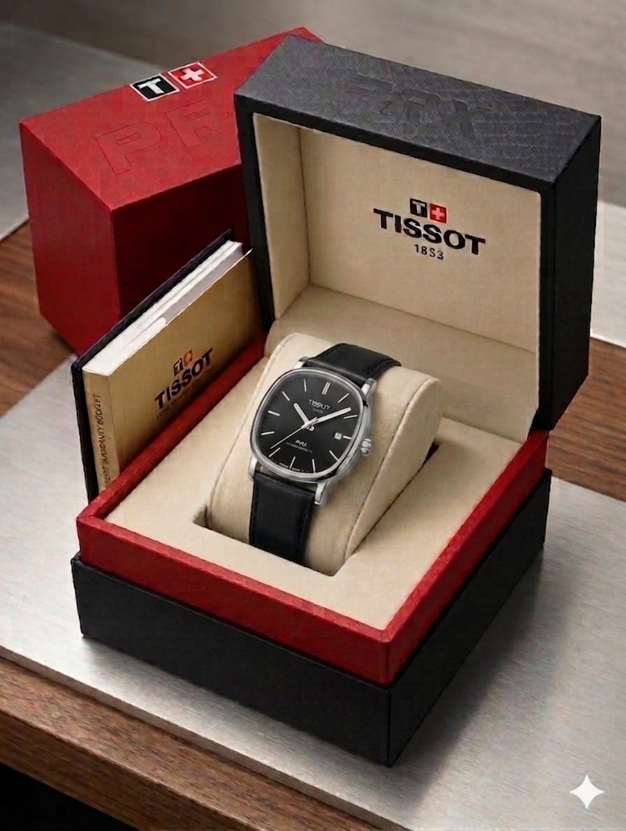 Tissot in leather straps