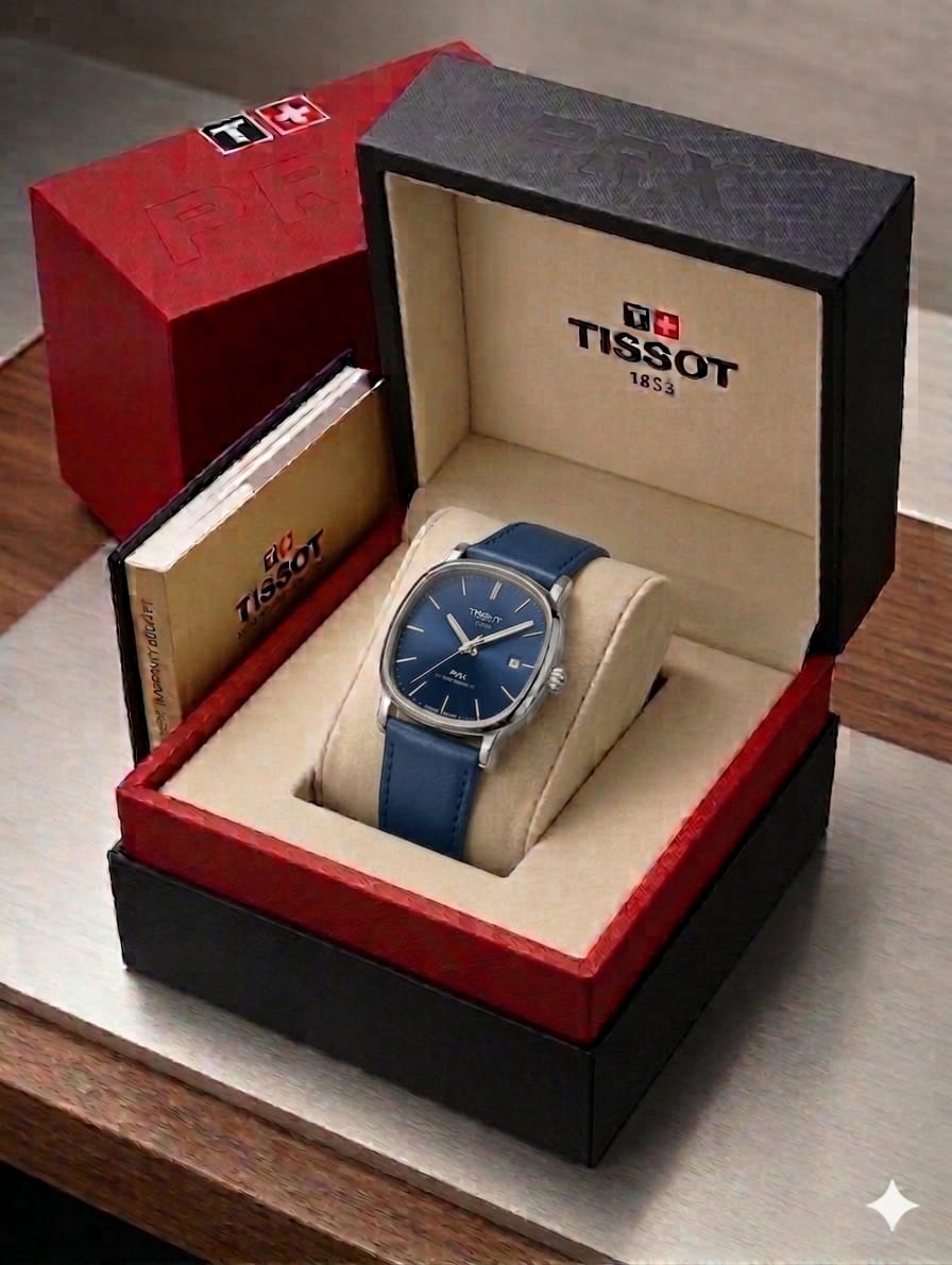 Tissot in leather straps